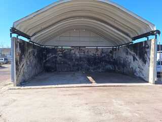 Overkapping zoutloods/zandopslag